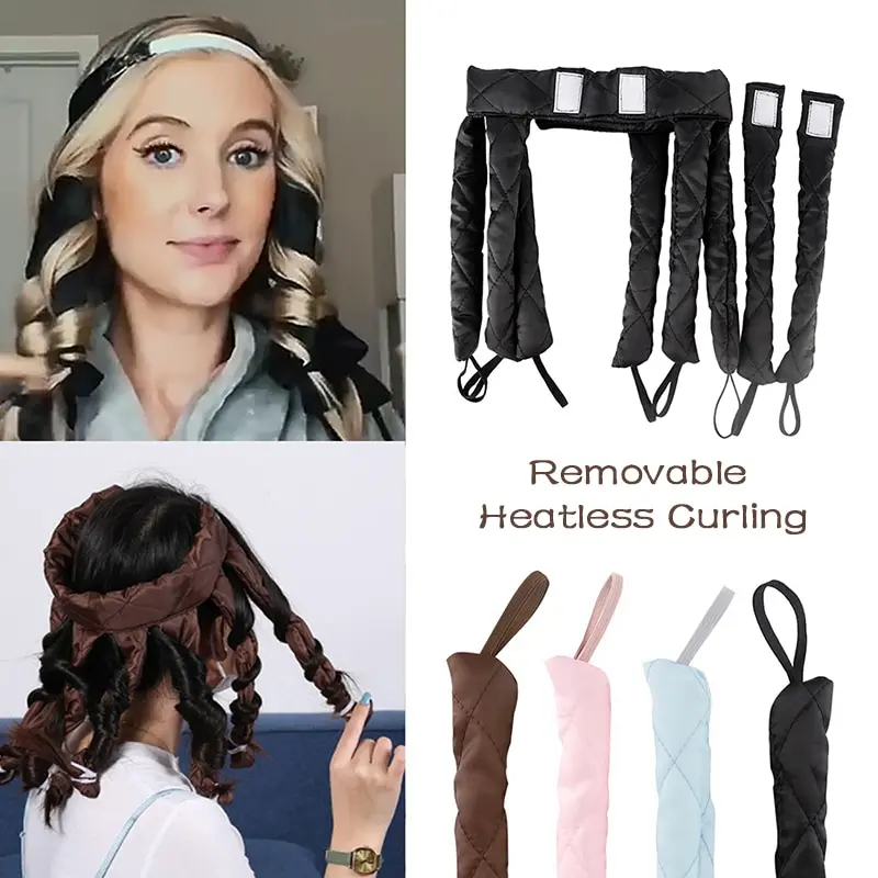 New Detachable Lazy Hair Curler Hair Rollers Heatless Curling Rod Headband Curls Silk Ribbon Sleeping Soft Wave Formers
New Detachable Lazy Hair Curler Hair Rollers Heatless Curling Rod Headband Curls Silk Ribbon Sleeping Soft Wave Formers