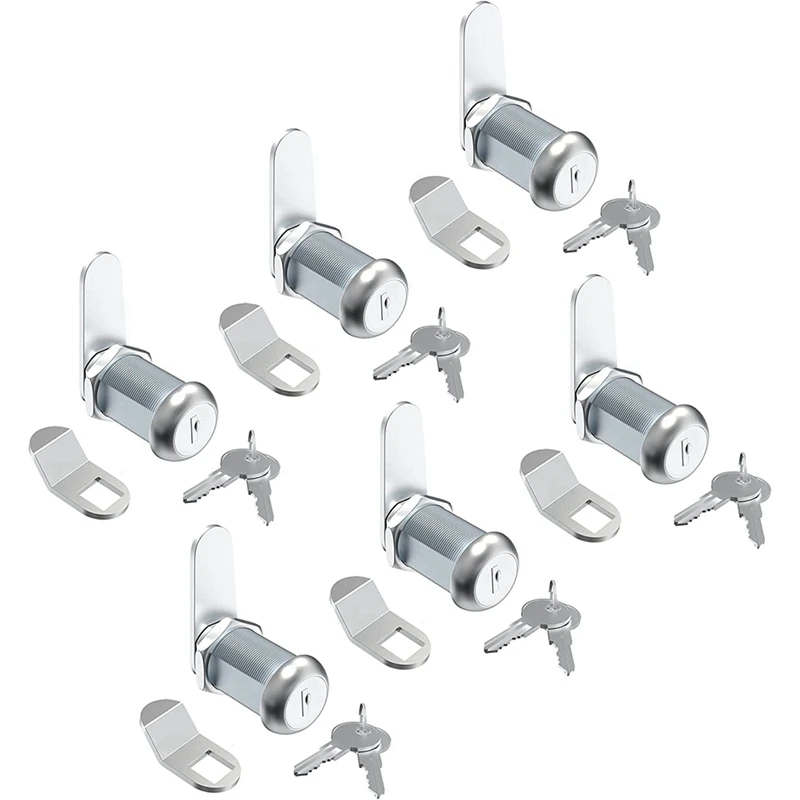 6 Pcs Mailbox Lock, Cabinet Locks And Cam Locks For Toolbox Keyed Alike, Secure Drawer And File Cabinet
6 Pcs Mailbox Lock, Cabinet Locks And Cam Locks For Toolbox Keyed Alike, Secure Drawer And File Cabinet