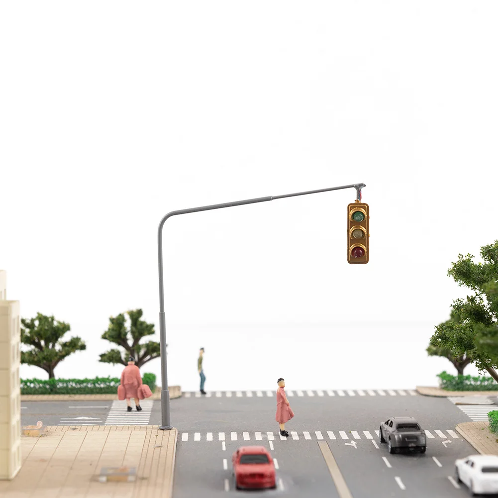 3Pcs 3V DC HO/OO Traffic Light Signal LED Model Train Crossing Walk Street Road Traffic Light Model Signal Light With Resistors
3Pcs 3V DC HO/OO Traffic Light Signal LED Model Train Crossing Walk Street Road Traffic Light Model Signal Light With Resistors