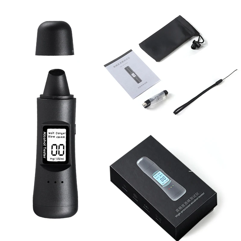 Alcohol Breath Tester Breathalyzer Analyzer Detector Test With Car Keychain Device Backlight LCD Screen Portable Car Electronics
Alcohol Breath Tester Breathalyzer Analyzer Detector Test With Car Keychain Device Backlight LCD Screen Portable Car Electronics