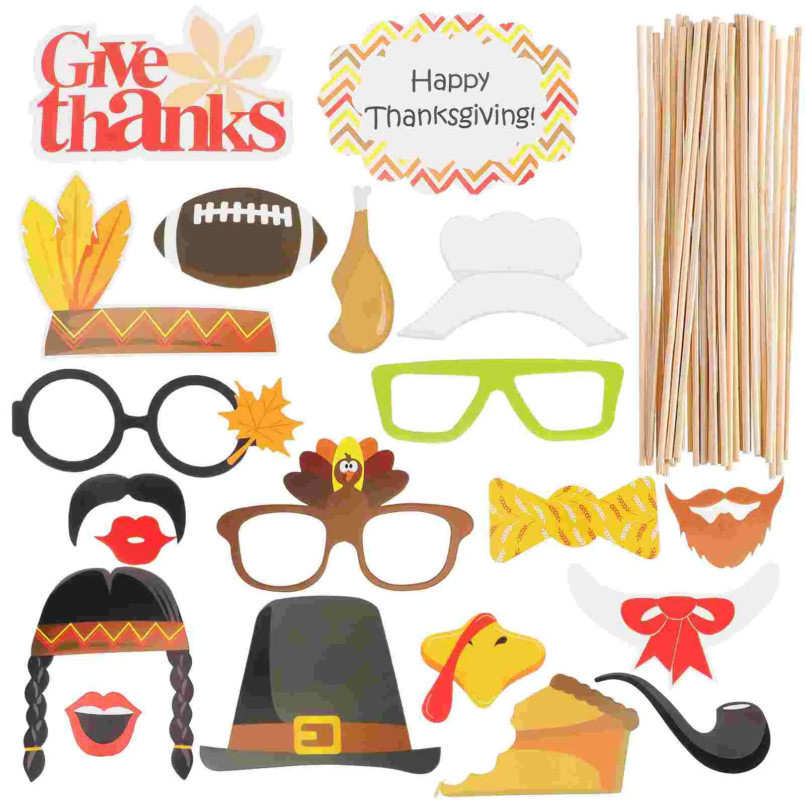 Props Photo Booth Thanksgiving Harvest Fall Prop Decorations Photobooth Selfie Party Funny Autumn Happy Eyeglasses Novelty
Props Photo Booth Thanksgiving Harvest Fall Prop Decorations Photobooth Selfie Party Funny Autumn Happy Eyeglasses Novelty