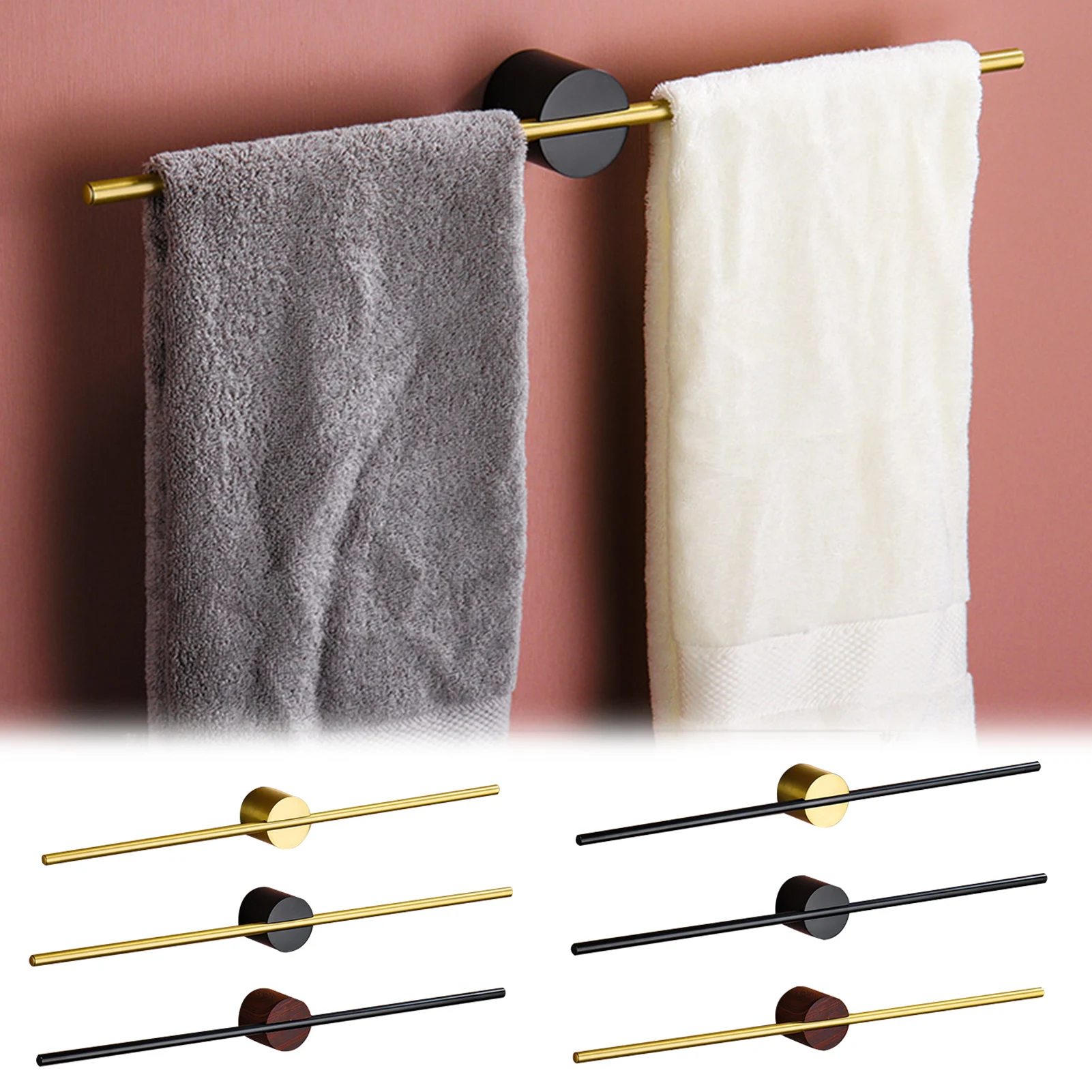 50CM Towel Rack Adjustable Wall Hangings Bath Towel Holder Space Aluminum Alloy Bathroom Shelf Kitchen Storage Accessories
50CM Towel Rack Adjustable Wall Hangings Bath Towel Holder Space Aluminum Alloy Bathroom Shelf Kitchen Storage Accessories