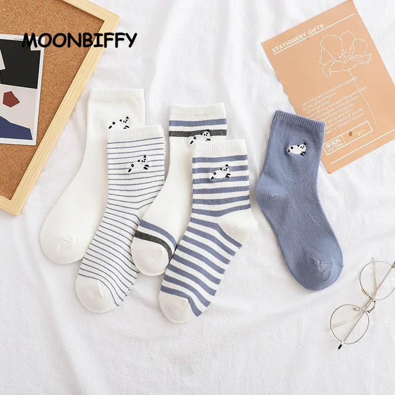 5pairs Variety Styleswomen Socks Mid-tube High-top Pure Cotton Kawaii Sock All-match College Style Student Cute Socks Calcetines
5pairs Variety Styleswomen Socks Mid-tube High-top Pure Cotton Kawaii Sock All-match College Style Student Cute Socks Calcetines