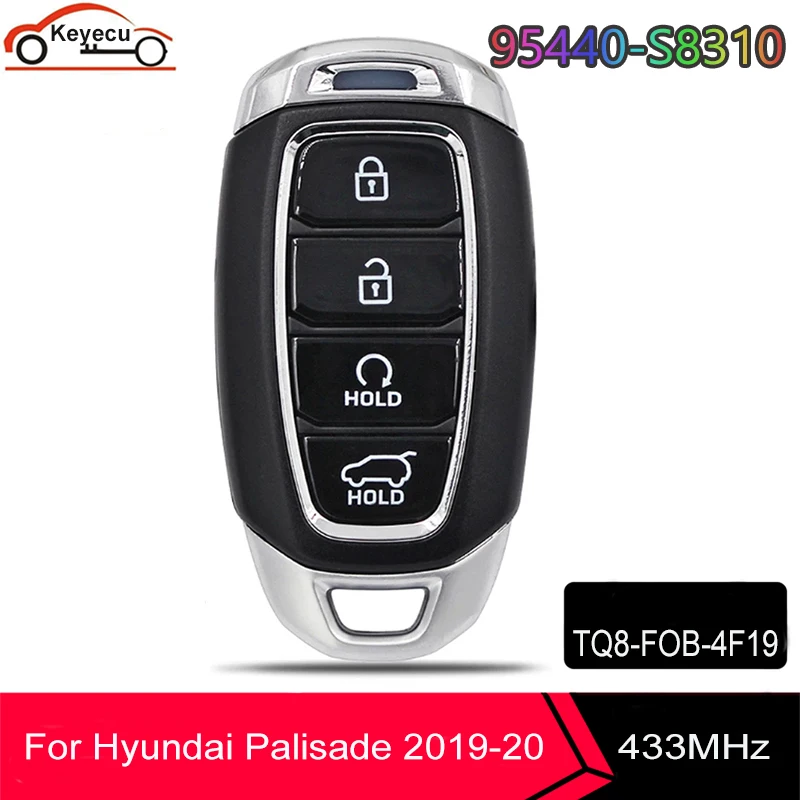 

KEYECU For Hyundai Palisade 2019 2020 Smart Car Key 433.92MHz FSK NCF29A1X HITAG 3 47 CHIP 95440-S8310 FCC ID:TQ8-FOB-4F19