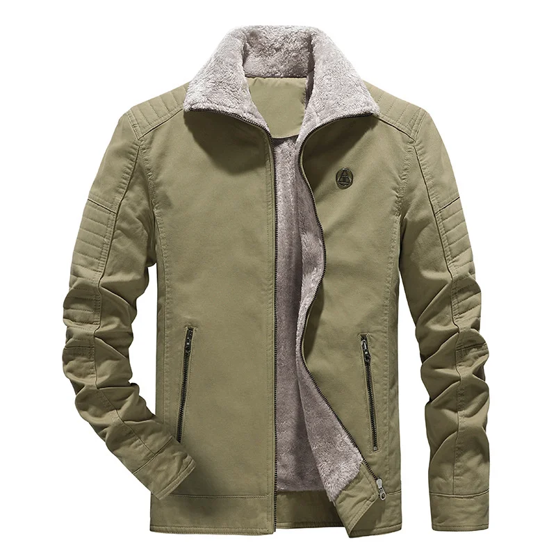 2022 Autumn Winter Thick Jackets Men Fashion Military Outdoor Outerwear Male Casual Solid Color Jacket Coats Green Khaki
2022 Autumn Winter Thick Jackets Men Fashion Military Outdoor Outerwear Male Casual Solid Color Jacket Coats Green Khaki
