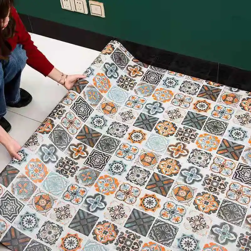 0.6*1/3m Floor Sticker Tile Wall Waterproof Self-adhesive Mosaic Grids Bohemia Vinyl PVC Bathroom Kitchen Interior Decoration
0.6*1/3m Floor Sticker Tile Wall Waterproof Self-adhesive Mosaic Grids Bohemia Vinyl PVC Bathroom Kitchen Interior Decoration