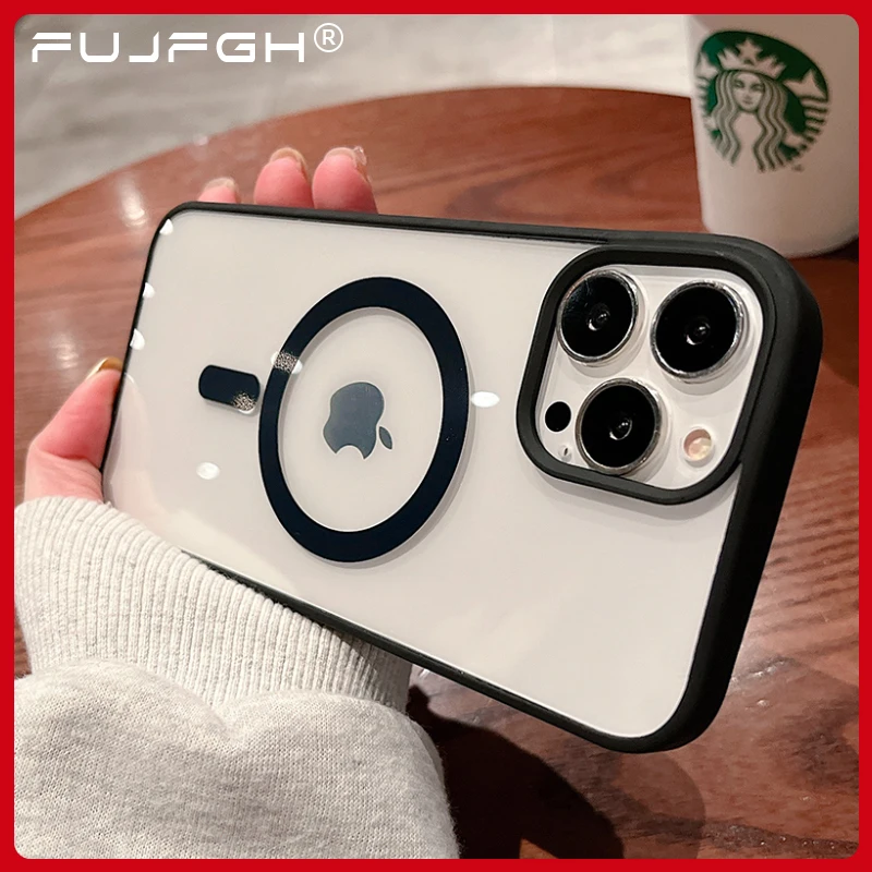 For Magsafe Clear Acrylic Magnetic Wireless Charging Case For iPhone 13 12 11 Pro Max X XR Xs Max 7 8 Plus SE2 Shockproof Cover 
For Magsafe Clear Acrylic Magnetic Wireless Charging Case For iPhone 13 12 11 Pro Max X XR Xs Max 7 8 Plus SE2 Shockproof Cover