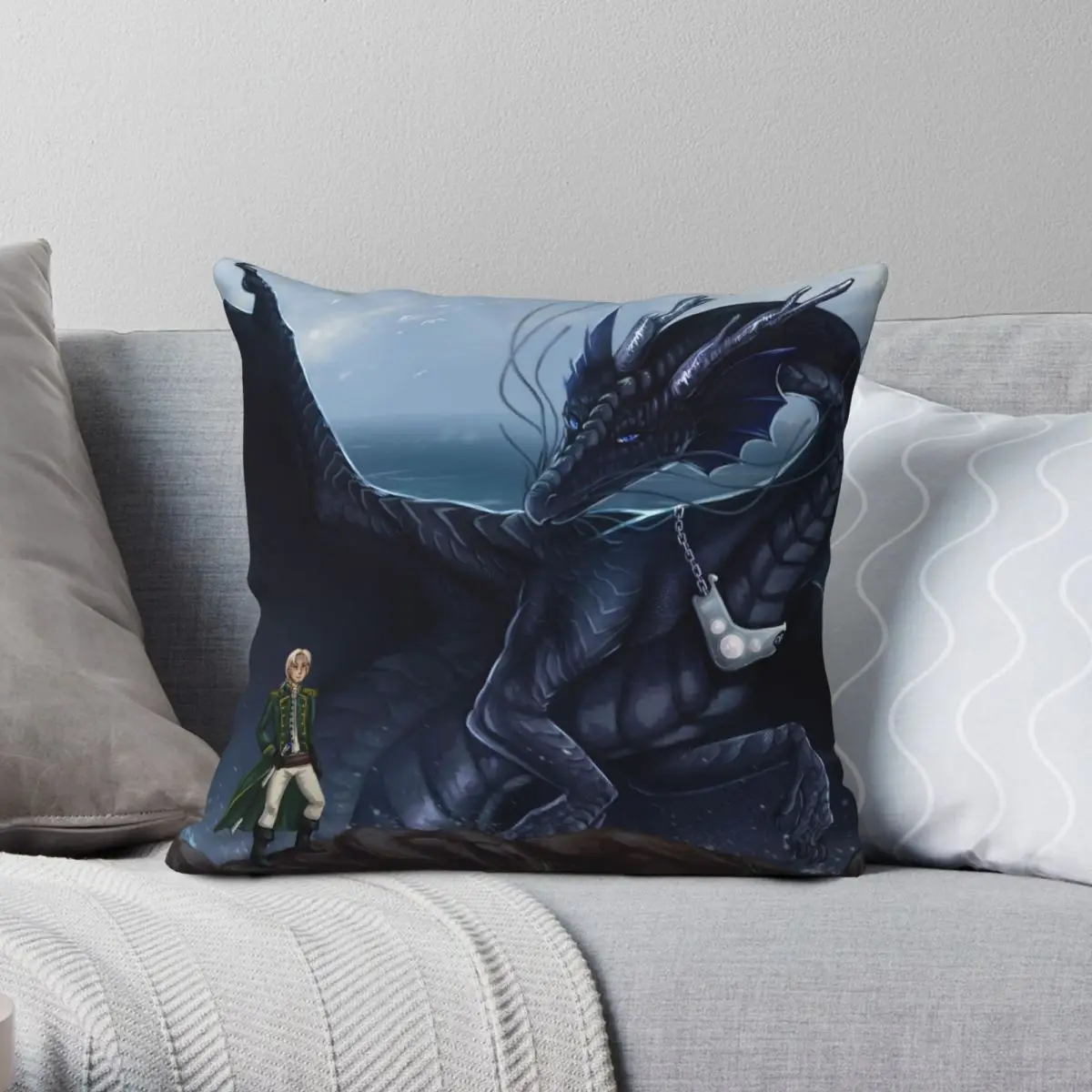 His Majesty's Dragon Pillowcase Polyester Linen Velvet Creative Zip Decorative Sofa Seater Cushion Case
His Majesty's Dragon Pillowcase Polyester Linen Velvet Creative Zip Decorative Sofa Seater Cushion Case