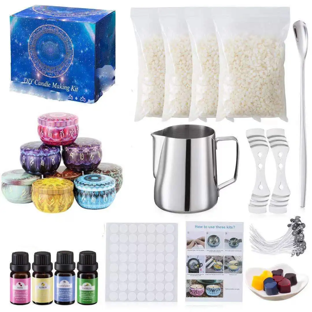 1 Set Candle Making Kit Pouring Pot Wicks Sticker DIY Candle Fixator Craft Tools DIY Handmade Candle Set With Cotton Core Holder
1 Set Candle Making Kit Pouring Pot Wicks Sticker DIY Candle Fixator Craft Tools DIY Handmade Candle Set With Cotton Core Holder