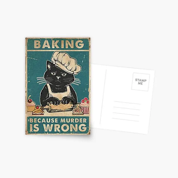 Черная кошка выпечка из-за убийства неправильная открытка поздравительная открытка мультяшный современный альбом простая фотооткрытка Де...
Черная кошка выпечка из-за убийства неправильная открытка поздравительная открытка мультяшный современный альбом простая фотооткрытка Де...