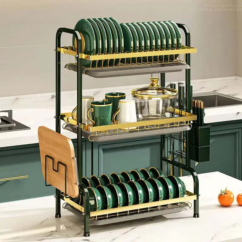 Household Multifunctional Stainless Steel Kitchen Drain Rack Bowl Chopstick Multi-layer Tableware Storage Shelves
Household Multifunctional Stainless Steel Kitchen Drain Rack Bowl Chopstick Multi-layer Tableware Storage Shelves