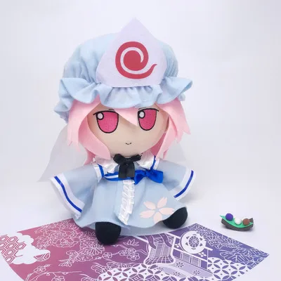 20cm Anime TouHou Project Cosplay Saigyouji Yuyuko Fumo Cute Cartoon Dress Up Maid Outfit Plush Doll Birthday Present Gift
20cm Anime TouHou Project Cosplay Saigyouji Yuyuko Fumo Cute Cartoon Dress Up Maid Outfit Plush Doll Birthday Present Gift