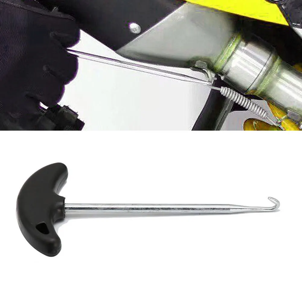 Motorcycle Exhaust Systems Spring Hook Puller Tool Alloy Steel T-Handle Exhaust Pipe Spring Hook Puller Cotter Pin Removal Tool
Motorcycle Exhaust Systems Spring Hook Puller Tool Alloy Steel T-Handle Exhaust Pipe Spring Hook Puller Cotter Pin Removal Tool