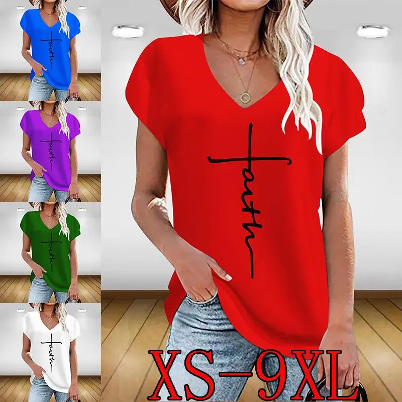 Women Casual Short Summer Sexy Sleeve T-Shirt New Fashion V-Neck Short Sleeve Top XS-9XL
Women Casual Short Summer Sexy Sleeve T-Shirt New Fashion V-Neck Short Sleeve Top XS-9XL