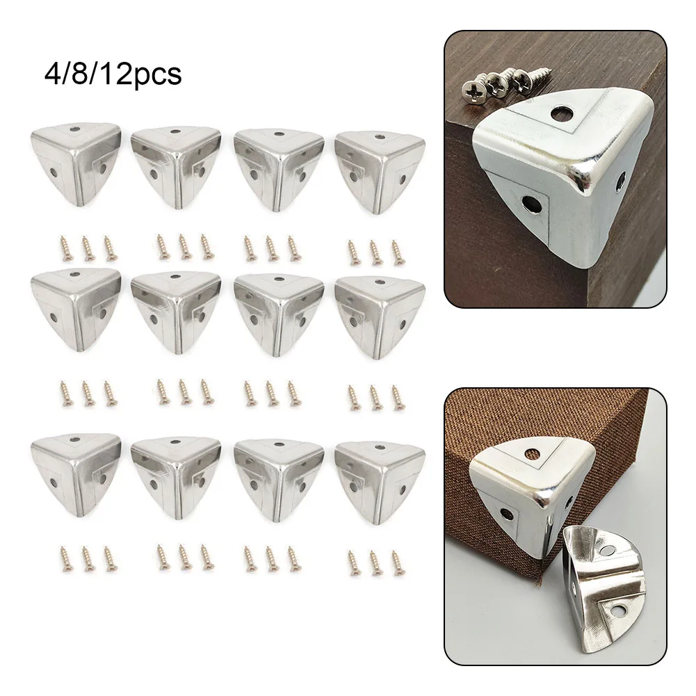 4/8/12PCS Luggage Corner Antique Style Metal Box Corner Iron Protection Case Edge Guard Corner Cover Chrome Color 26*26*26mm
4/8/12PCS Luggage Corner Antique Style Metal Box Corner Iron Protection Case Edge Guard Corner Cover Chrome Color 26*26*26mm