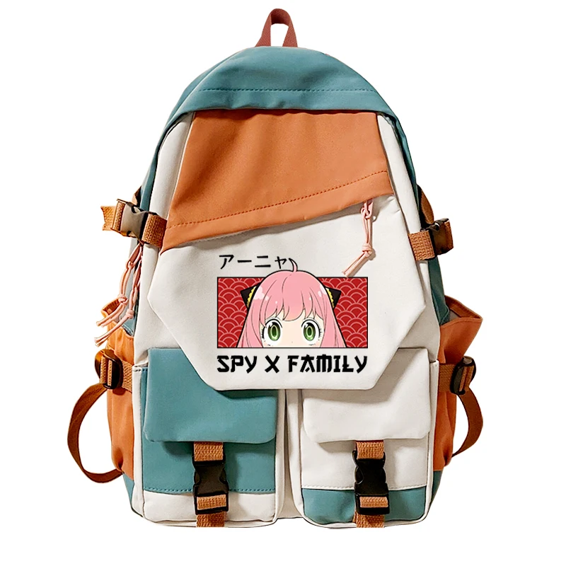 Anime Spy X Family Anya Forger Backpack Teenage Cosplay Canvas Bag Casual Students School Bag Men Fashion Backpacks for Women
Anime Spy X Family Anya Forger Backpack Teenage Cosplay Canvas Bag Casual Students School Bag Men Fashion Backpacks for Women