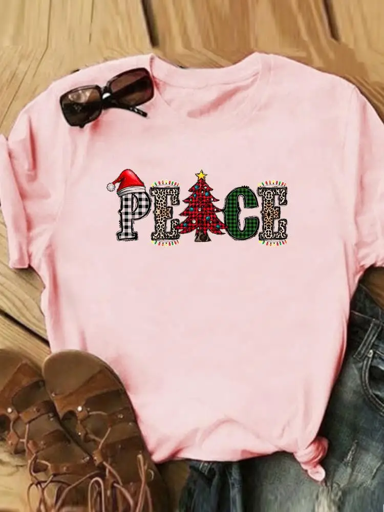 Letter Leopard Plaid Tree Holiday Clothing Graphic Tee New Year Women Merry Christmas Fashion Female T Print Casual T-shirts
Letter Leopard Plaid Tree Holiday Clothing Graphic Tee New Year Women Merry Christmas Fashion Female T Print Casual T-shirts