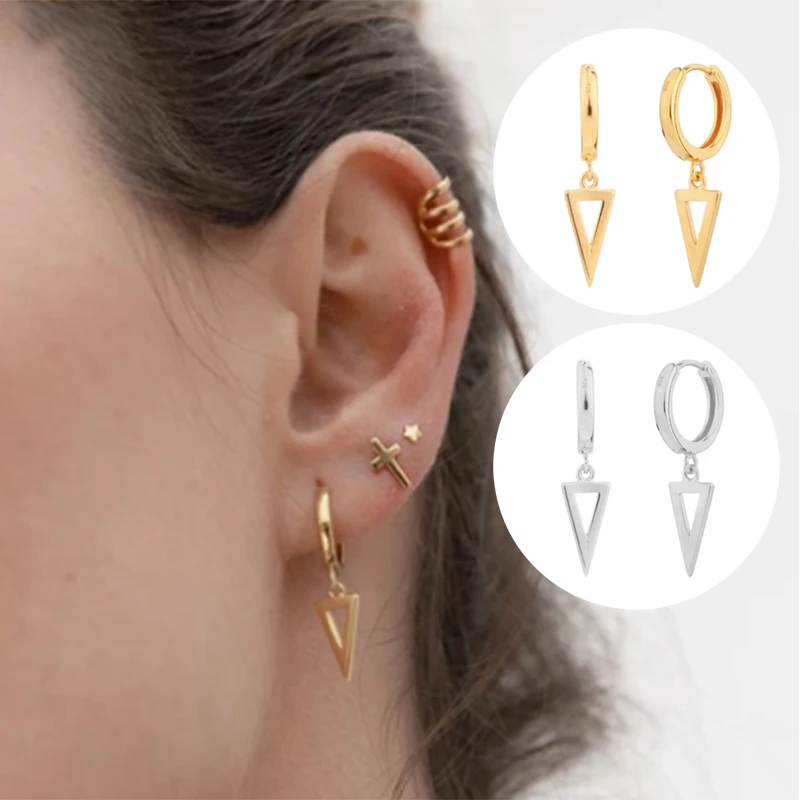 S925 Серебряные персонализированные дизайнерские геометрические серьги, простые и универсальные женские модные ювелирные изделия, трендовы...
S925 Серебряные персонализированные дизайнерские геометрические серьги, простые и универсальные женские модные ювелирные изделия, трендовы...