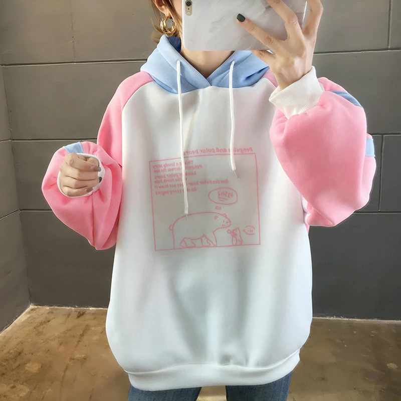 Fashion Print Hooded Knitted Women's Sweater Autumn Winter Loose Pullovers Female Long Sleeve Drawstring Casual Warm Sweater
Fashion Print Hooded Knitted Women's Sweater Autumn Winter Loose Pullovers Female Long Sleeve Drawstring Casual Warm Sweater
