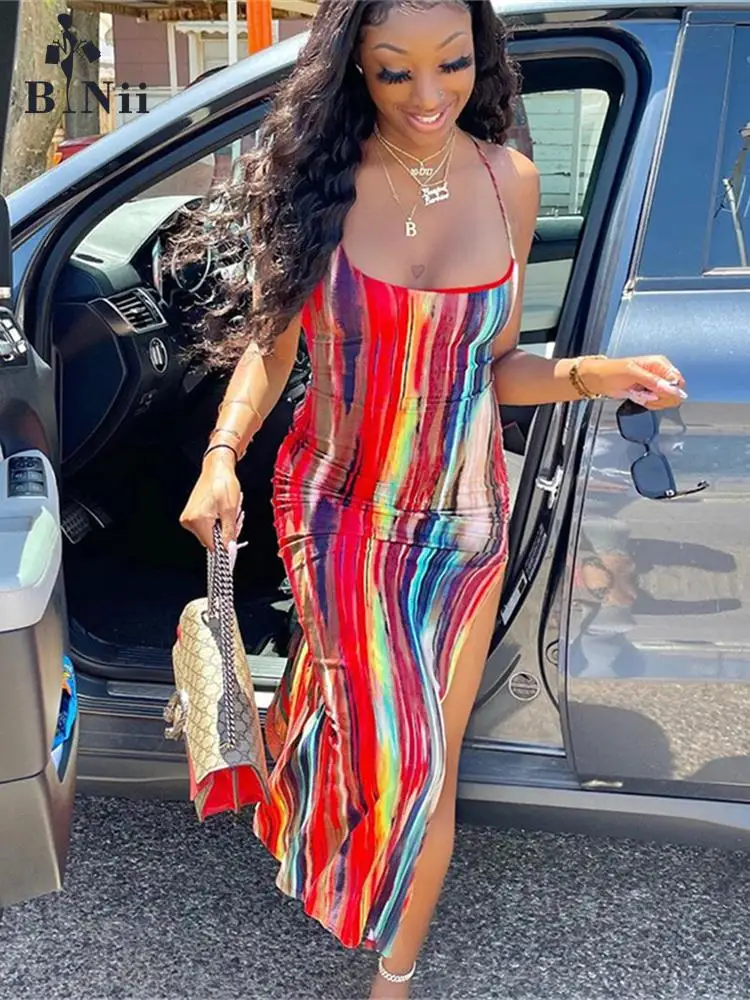 BiNii Summer Sexy Bodycon Dresses For Woman 2022 Sleeveless Backless Halter Graphic Dress Bandage Print Party Dress Female
BiNii Summer Sexy Bodycon Dresses For Woman 2022 Sleeveless Backless Halter Graphic Dress Bandage Print Party Dress Female