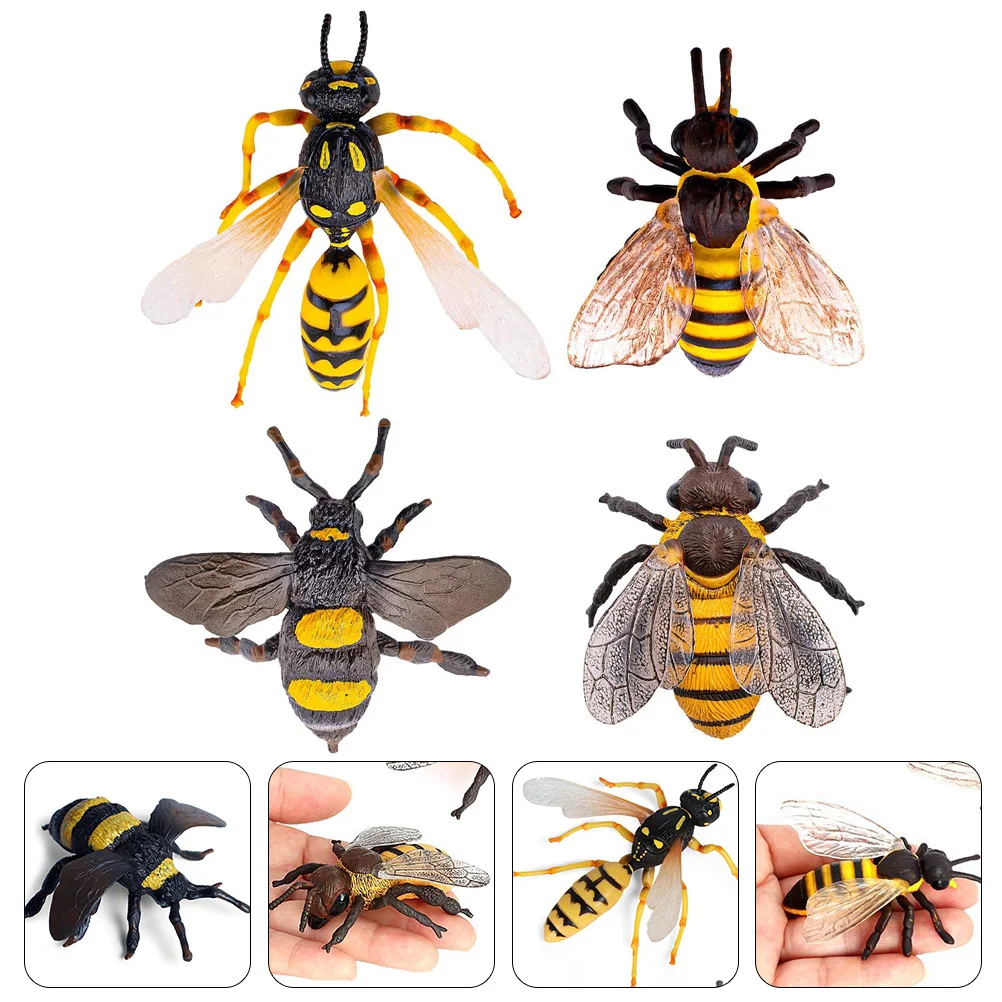 4 Pcs Tabletop Miniatures Simulated Bee Ornaments Insect Toy Model Animal Figurines Home Decor Statue Desktop Decorations Child
4 Pcs Tabletop Miniatures Simulated Bee Ornaments Insect Toy Model Animal Figurines Home Decor Statue Desktop Decorations Child
