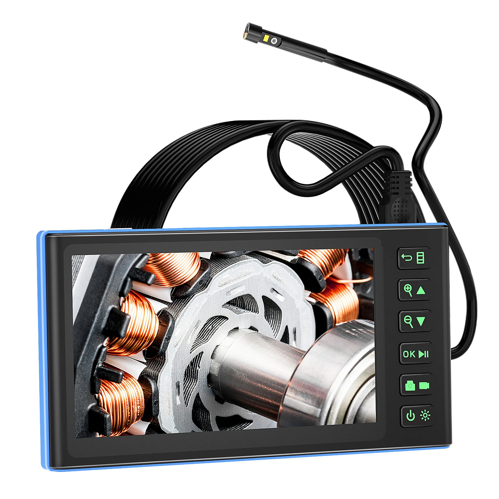 IP67 Triple Camera Endoscope with 7-inch IPS Color Screen Borescope with 6 LED Lights 1080P Photos Videos Snake Camera
IP67 Triple Camera Endoscope with 7-inch IPS Color Screen Borescope with 6 LED Lights 1080P Photos Videos Snake Camera