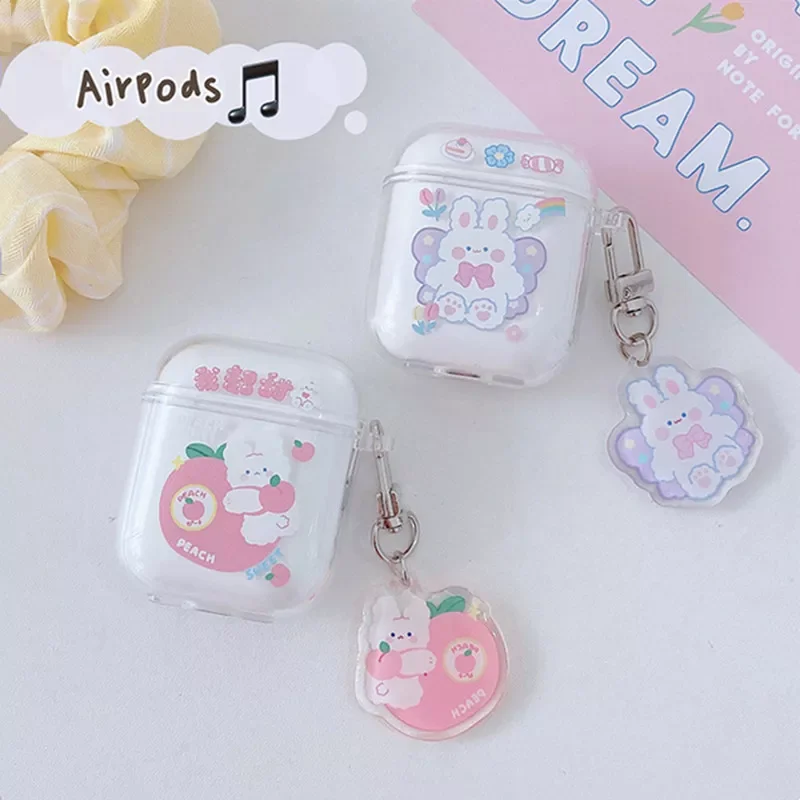 Cartoon Rabbit for Airpods 1/2 Case Cover Bluetooth Headphone Pack for Airpods Pro Transparent Soft Silicone Headset Case
Cartoon Rabbit for Airpods 1/2 Case Cover Bluetooth Headphone Pack for Airpods Pro Transparent Soft Silicone Headset Case