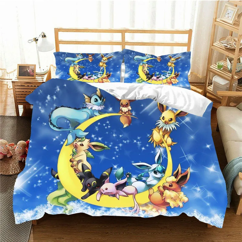 Classic Cartoon Bedding Set Pok é mon Duvet Cover Comfortable Twin Full Twin Junior Girls Boys Gift Soft Duvet Cover
Classic Cartoon Bedding Set Pok é mon Duvet Cover Comfortable Twin Full Twin Junior Girls Boys Gift Soft Duvet Cover