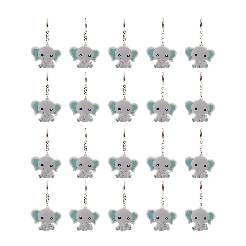 20 PCS Kids Keychain Pendant Elephant Shaped Modeling Creative Gift Keyrings Panda Child 
20 PCS Kids Keychain Pendant Elephant Shaped Modeling Creative Gift Keyrings Panda Child