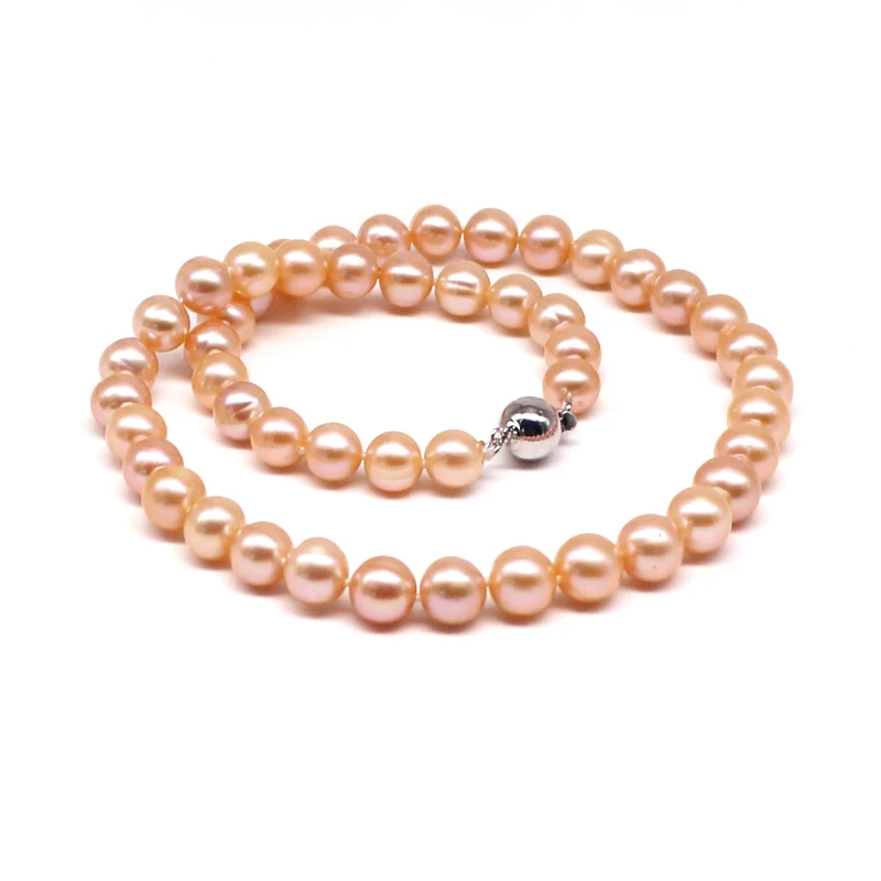 7-8mm Authentic Freshwater Pearl Necklace A Gem Quality Original Natural Cultured Pink Beads Silver 925 Buckle Women'S Jewelry
7-8mm Authentic Freshwater Pearl Necklace A Gem Quality Original Natural Cultured Pink Beads Silver 925 Buckle Women'S Jewelry
