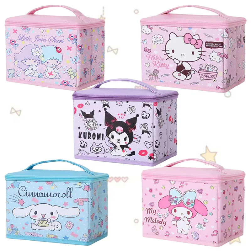 Anime Cartoon My Melody Cinnamoroll Kuromi Kt Cat Cosmetic Case Kawaii Cute High Capacity Makeup Bag Storage Box Girl Gifts
Anime Cartoon My Melody Cinnamoroll Kuromi Kt Cat Cosmetic Case Kawaii Cute High Capacity Makeup Bag Storage Box Girl Gifts