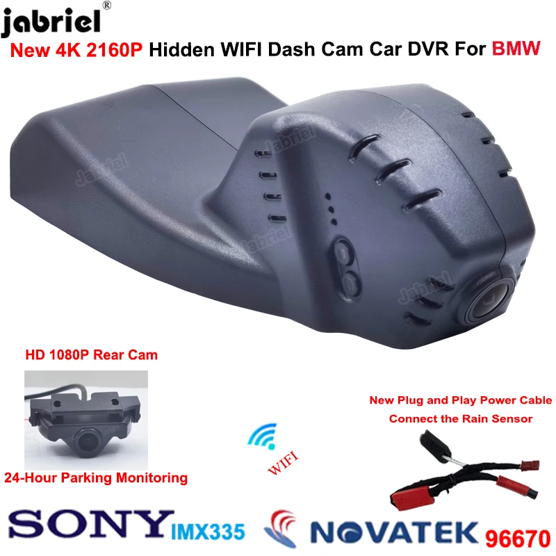 4K Wifi Car Dvr Dash Cam Dual Lens For BMW 2 3 4 5 Series F45 F32 F33 F36 F10 F34 f20 For BMW X6 F16 X5 F15 X4 F26 X3 F25 X1 F48
4K Wifi Car Dvr Dash Cam Dual Lens For BMW 2 3 4 5 Series F45 F32 F33 F36 F10 F34 f20 For BMW X6 F16 X5 F15 X4 F26 X3 F25 X1 F48