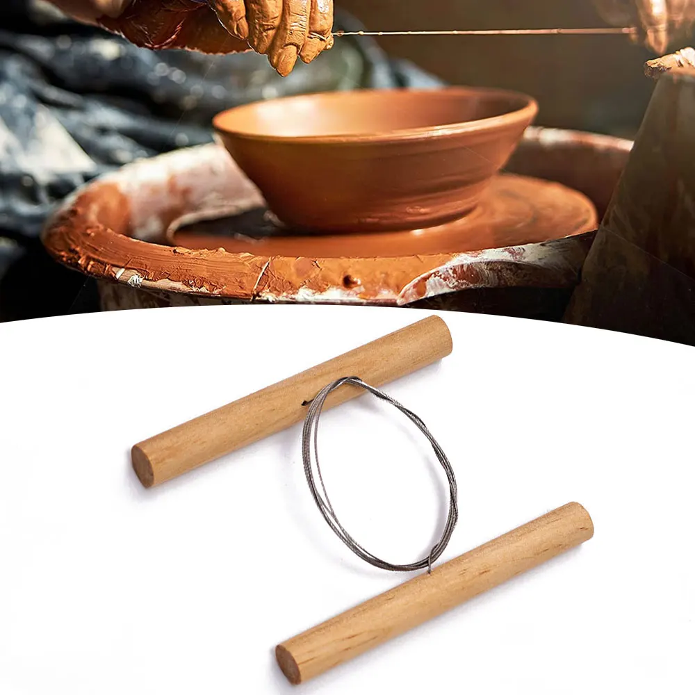 Useful Wire Clay Cutter for Clay Sculpey Plasticine Cheese Pottery Tool Ceramic Dough Super High Quality Clay Tools
Useful Wire Clay Cutter for Clay Sculpey Plasticine Cheese Pottery Tool Ceramic Dough Super High Quality Clay Tools