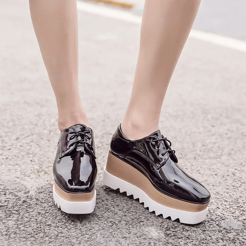 Lace-up Large Size Women's Loafers Women's Fashion Shoes Square Toe Platform Shoes Women's Comfortable Lace-up Platform Shoes
Lace-up Large Size Women's Loafers Women's Fashion Shoes Square Toe Platform Shoes Women's Comfortable Lace-up Platform Shoes