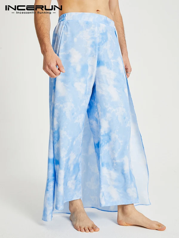 Men Irregular Pants Tie Dye Elastic Waist 2022 Baggy Casual Wide Leg Trousers Men Streetwear Fashion Skirts Pants S-5XL INCERUN
Men Irregular Pants Tie Dye Elastic Waist 2022 Baggy Casual Wide Leg Trousers Men Streetwear Fashion Skirts Pants S-5XL INCERUN