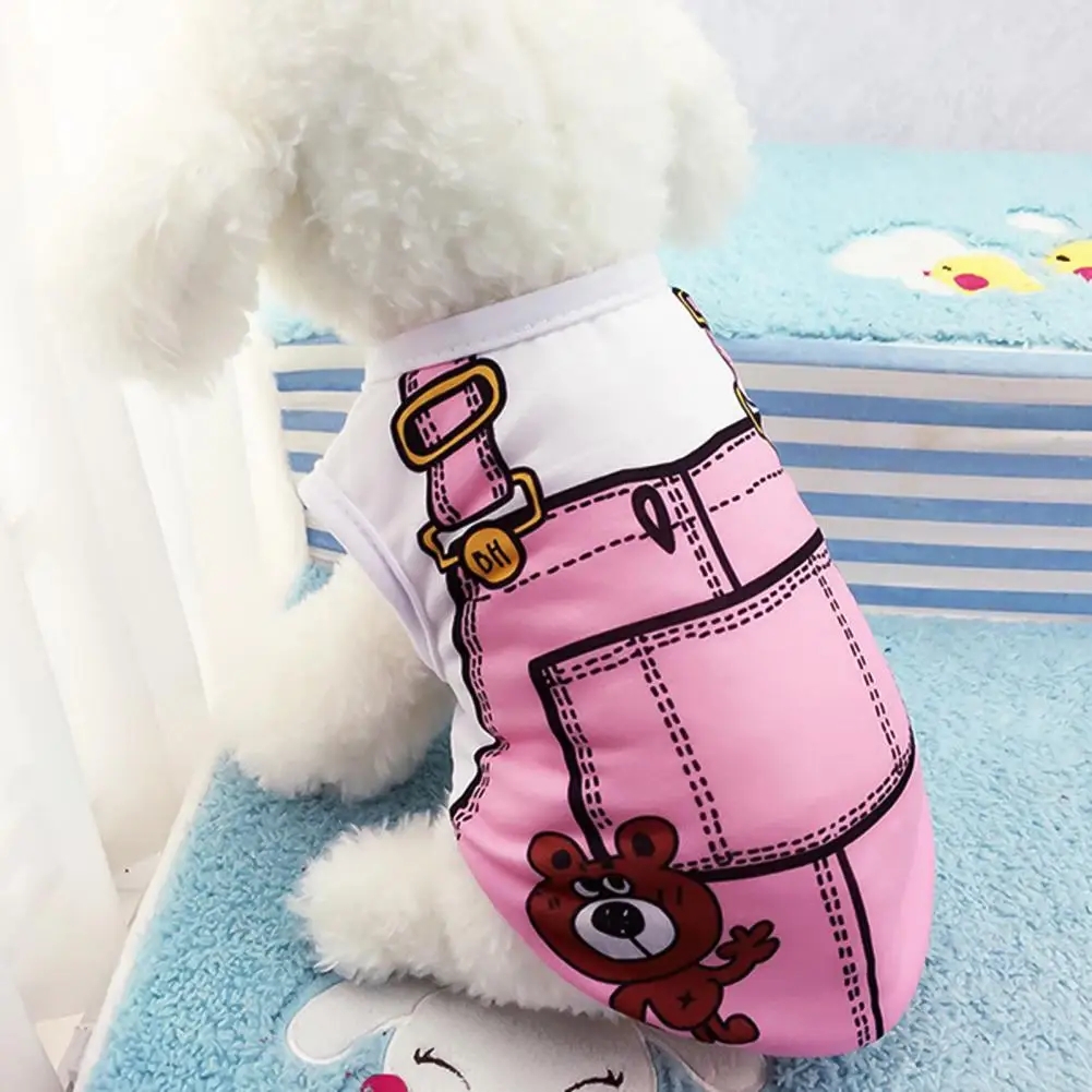 Puppy Outfit Pet Suspenders Cute Cartoon Print Design Skin-friendly Sweat Absorption Soft Cotton Dog Casual Clothes for Dog
Puppy Outfit Pet Suspenders Cute Cartoon Print Design Skin-friendly Sweat Absorption Soft Cotton Dog Casual Clothes for Dog