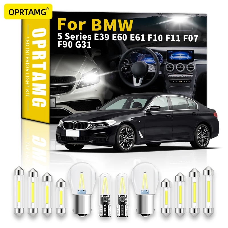 OPRTAMG Car Interior Light For BMW 5 Series E39 E60 E61 F10 F11 F07 F90 G31 2002-2022 W5W T10 LED Lamp Light Canbus Auto Light
OPRTAMG Car Interior Light For BMW 5 Series E39 E60 E61 F10 F11 F07 F90 G31 2002-2022 W5W T10 LED Lamp Light Canbus Auto Light