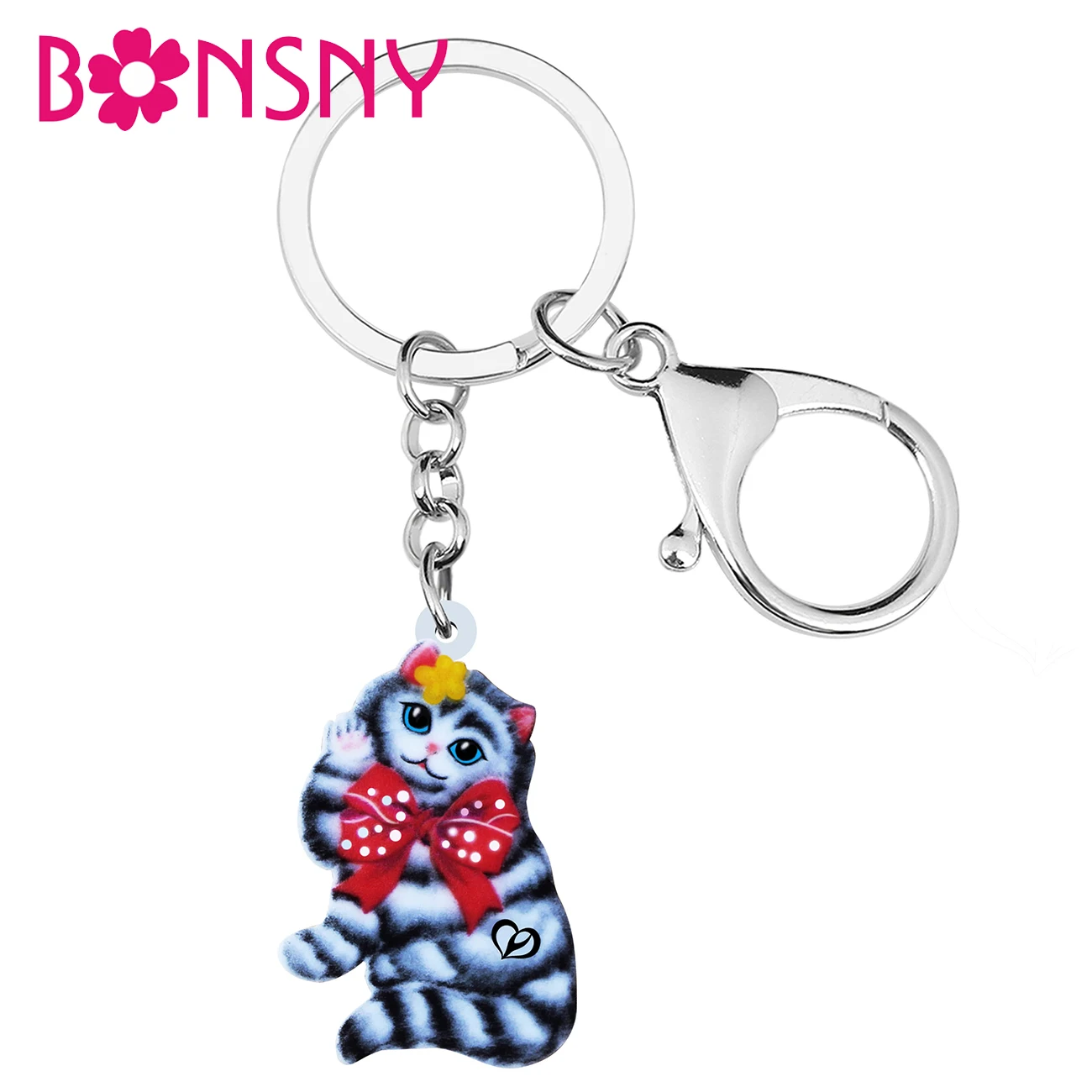 Bonsny Christmas Acrylic Cute American Cat Kitten Keychains Key Ring Chain Gifts Fashion Jewelry for Women Girls Teen Bag Charms
Bonsny Christmas Acrylic Cute American Cat Kitten Keychains Key Ring Chain Gifts Fashion Jewelry for Women Girls Teen Bag Charms
