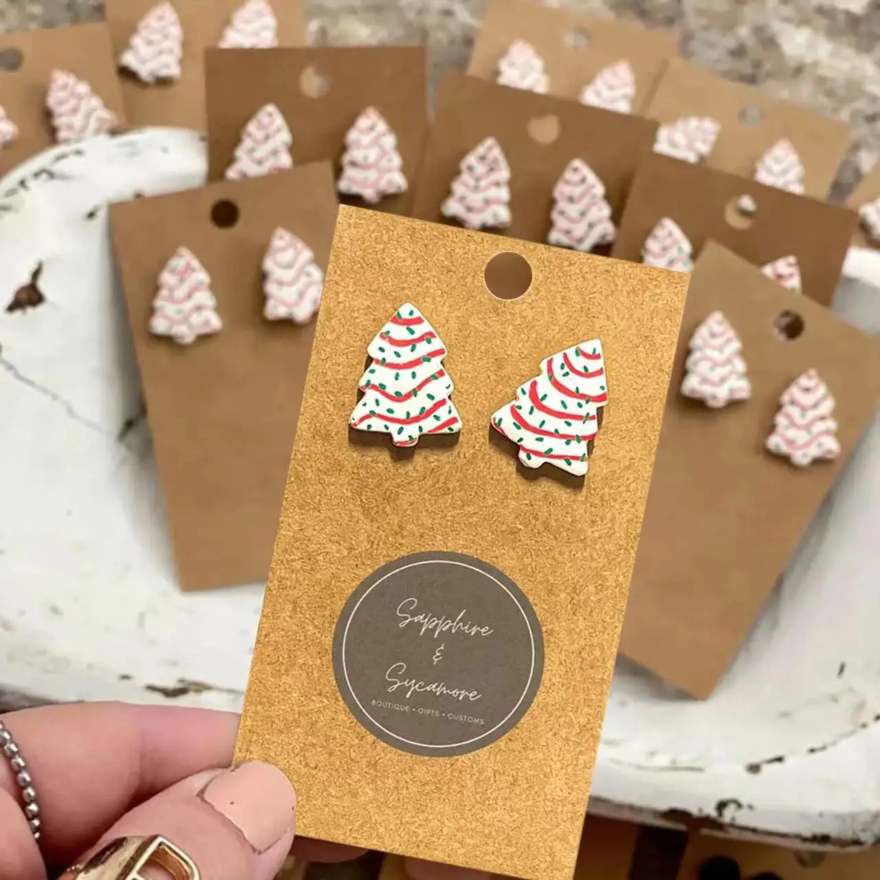 Christmas Tree Earrings for Women Minimalist Colourful Enamel Stud Earrings Trendy Statement New Year Jewelry Christmas Gift
Christmas Tree Earrings for Women Minimalist Colourful Enamel Stud Earrings Trendy Statement New Year Jewelry Christmas Gift