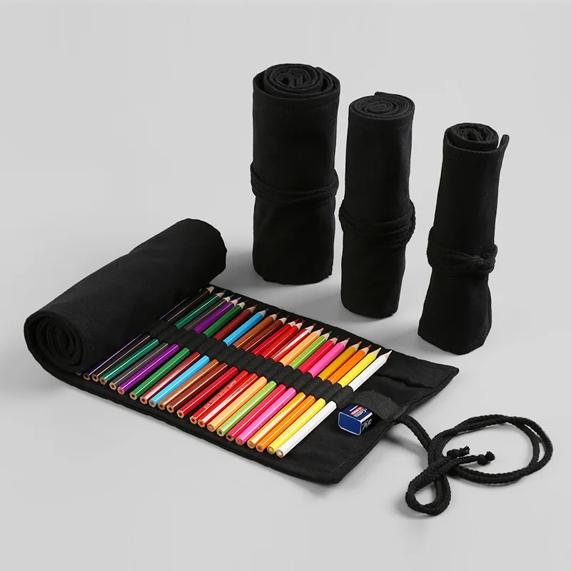 Hot Sale 12/24/36/48/72 Holes Canvas Roll Pen Curtain Pencil Bag Case Makeup Wrap Holder Storage Pouch School Supplies
Hot Sale 12/24/36/48/72 Holes Canvas Roll Pen Curtain Pencil Bag Case Makeup Wrap Holder Storage Pouch School Supplies