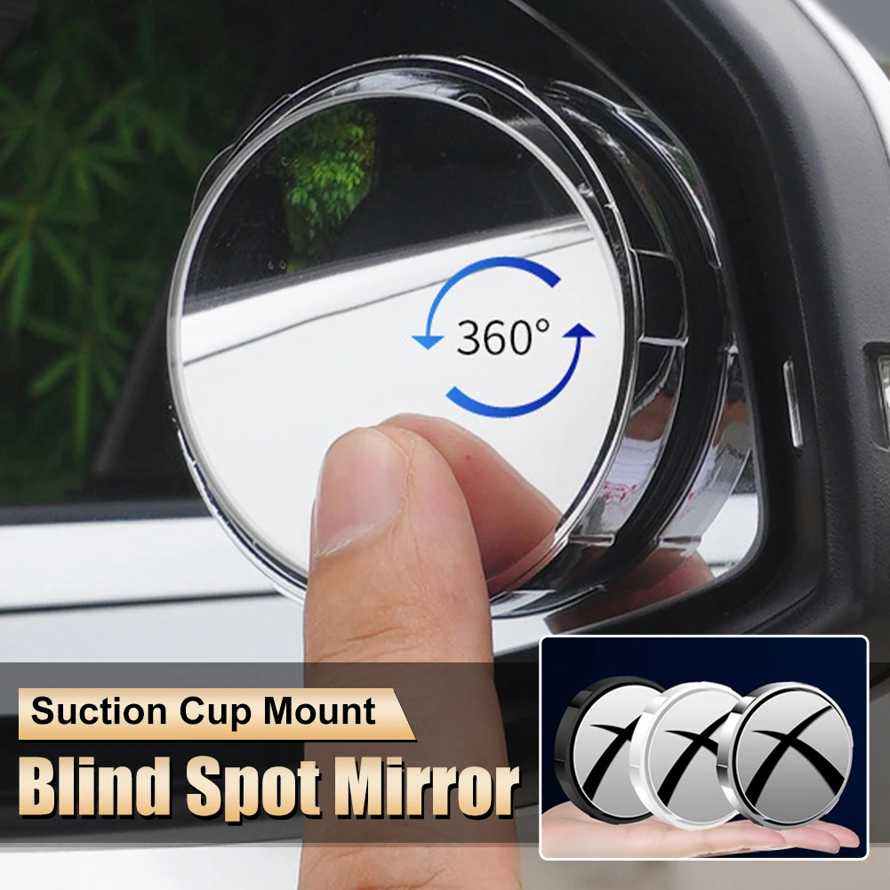 2Pcs Car Blind Spot Mirror Rearview Auxiliary Mirror Suction Cup 360° Adjustable Wide Angle Convex Mirror with Rain Eyebrow
2Pcs Car Blind Spot Mirror Rearview Auxiliary Mirror Suction Cup 360° Adjustable Wide Angle Convex Mirror with Rain Eyebrow