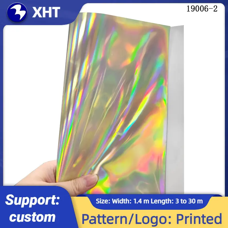 XHT-19006 Wholesale holographic silver and tpu film for hand bag shoes and texitle labels
XHT-19006 Wholesale holographic silver and tpu film for hand bag shoes and texitle labels