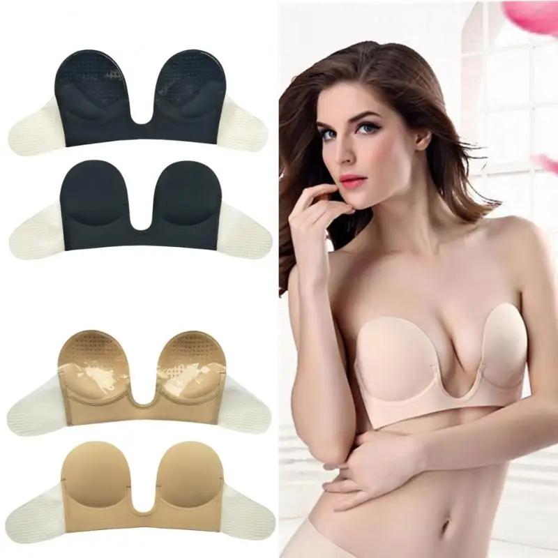 2 Pair Women Invisible Push Up Bra Sexy Backless Plunge Bra Strapless Seamless U Shape Adhesive Silicone Bra Underwear Wholesale
2 Pair Women Invisible Push Up Bra Sexy Backless Plunge Bra Strapless Seamless U Shape Adhesive Silicone Bra Underwear Wholesale