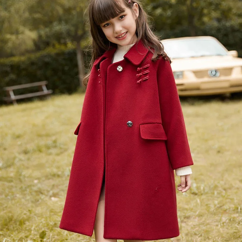 Cotton Girls Girls Kids Outerwear Winter Clothes Big Coat Long Teenage High Woolen Girls Autumn Padded Jacket Fashion Quality
Cotton Girls Girls Kids Outerwear Winter Clothes Big Coat Long Teenage High Woolen Girls Autumn Padded Jacket Fashion Quality