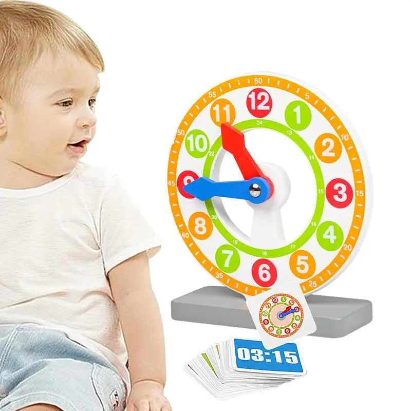 

Деревянные часы для обучения, часы для малышей, Игрушки для раннего времени и часы, Обучающие Развивающие игрушки для детей