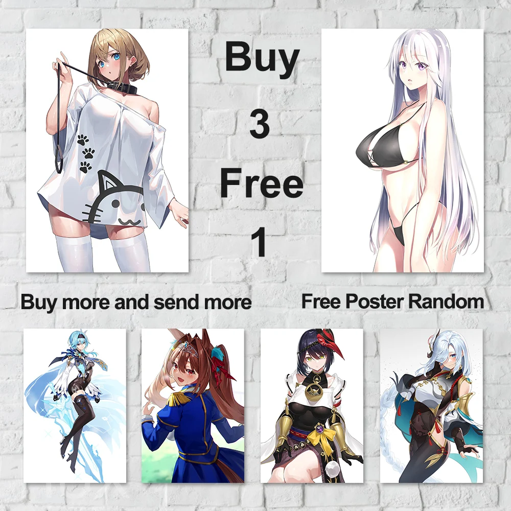 Japanese Anime Girl Poster Prints Modern Custom Print Art Canvas Painting Wall Modern Kawaii Room Home Decor Picture Collection
Japanese Anime Girl Poster Prints Modern Custom Print Art Canvas Painting Wall Modern Kawaii Room Home Decor Picture Collection