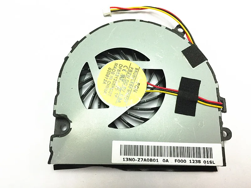 Кулер для ЦП Fujitsu Lifebook N532 NH532 CP579513 DFS531205PC0T FB2W 13N0-ZYA0I01 3Pin 3Wire