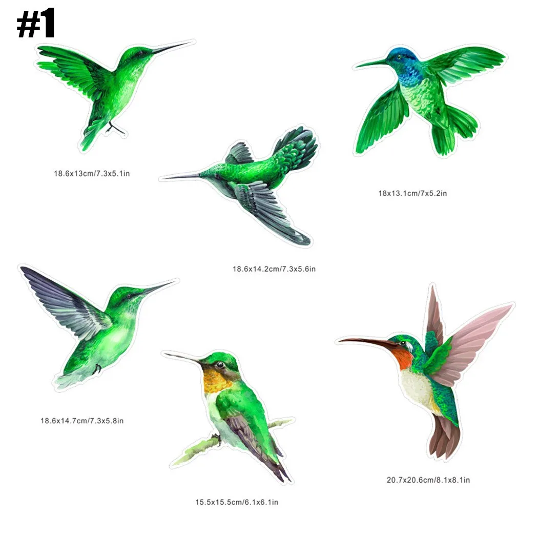 Glass Stickers Set 6 Pieces Sticker Accessories Anti-bird Anti-collision Decor Decorations Doors Equipment Film
Glass Stickers Set 6 Pieces Sticker Accessories Anti-bird Anti-collision Decor Decorations Doors Equipment Film