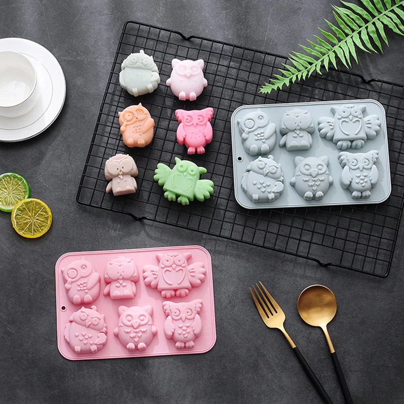 Cute Owl Silicone Mold DIY Cake Decorating Tools 6 Holes Fondant Turned Sugar Chocolate Kitchen Bakeware Cute Baking Clay Mold
Cute Owl Silicone Mold DIY Cake Decorating Tools 6 Holes Fondant Turned Sugar Chocolate Kitchen Bakeware Cute Baking Clay Mold