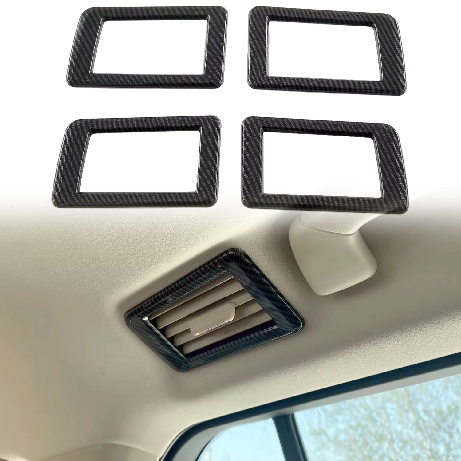 Car Accessories for Toyota Land Cruiser 300 J300 LC300 2022 2023 Carbon Fiber ABS Rear Upper Air Vent Outlet Cover 4pcs
Car Accessories for Toyota Land Cruiser 300 J300 LC300 2022 2023 Carbon Fiber ABS Rear Upper Air Vent Outlet Cover 4pcs